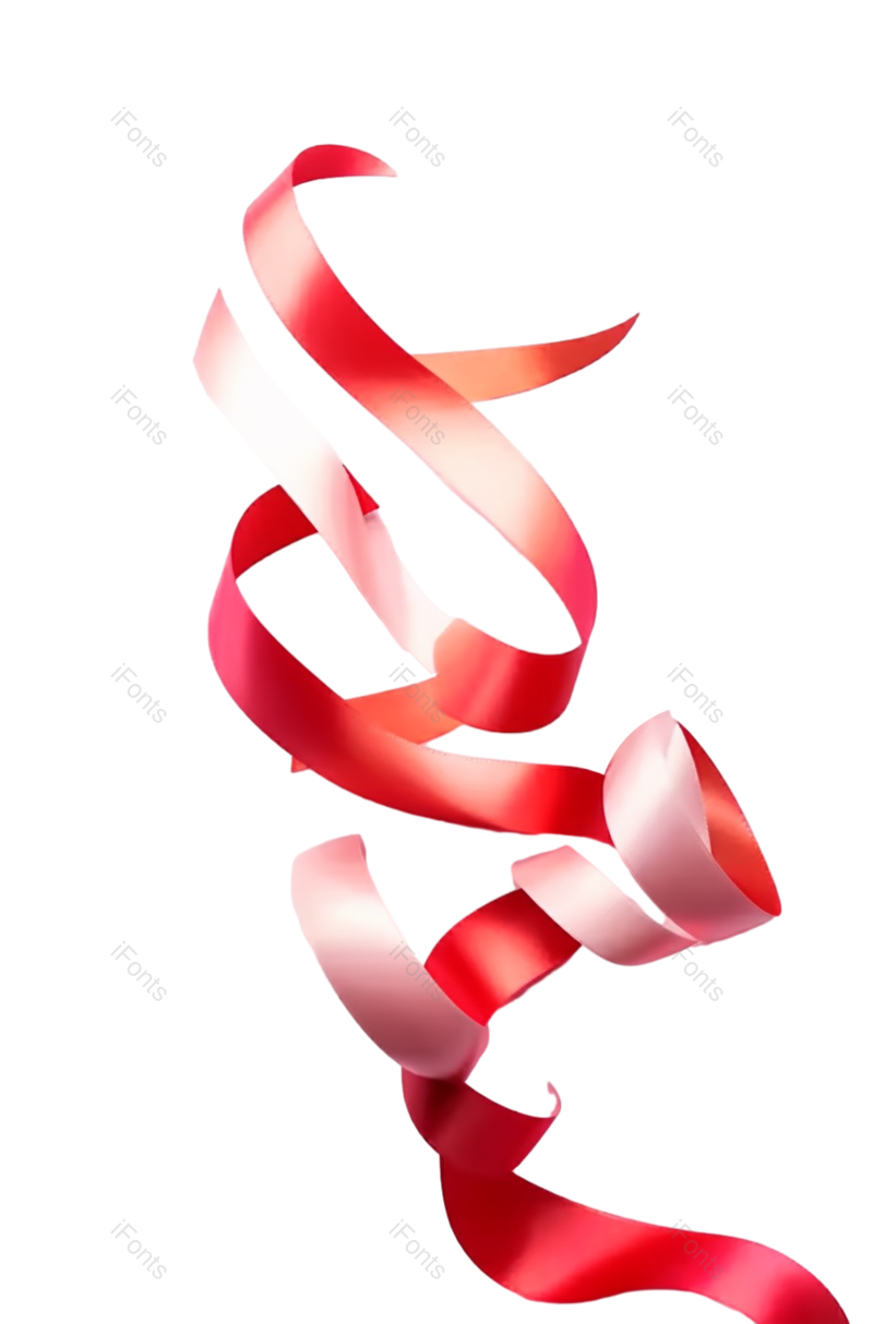装饰图片,节日元素,元素PNG,彩带免抠素材